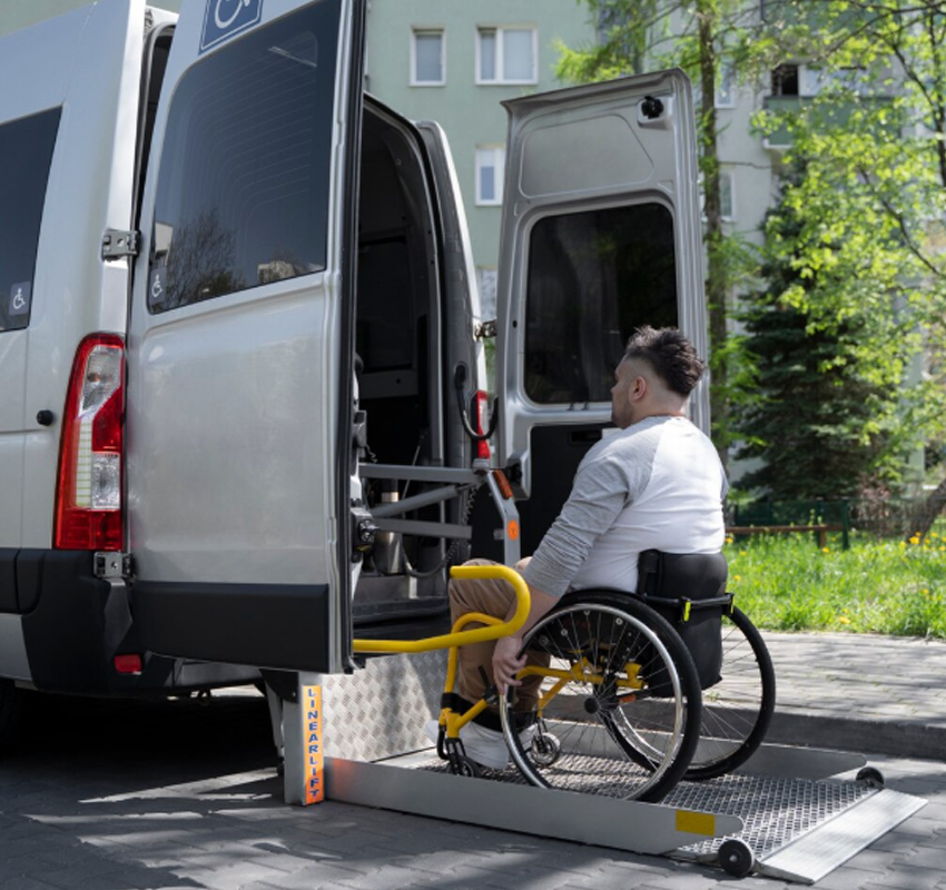 Our wheelchair transport services Includes
